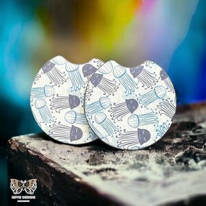 Jelly Fish Coaster Set | Car Accessories
